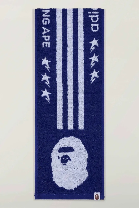 adidas Originals ręcznik bawełniany x BAPE niebieski KF4920