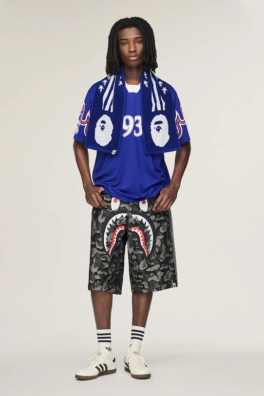 adidas Originals ręcznik bawełniany x BAPE KF4920 niebieski