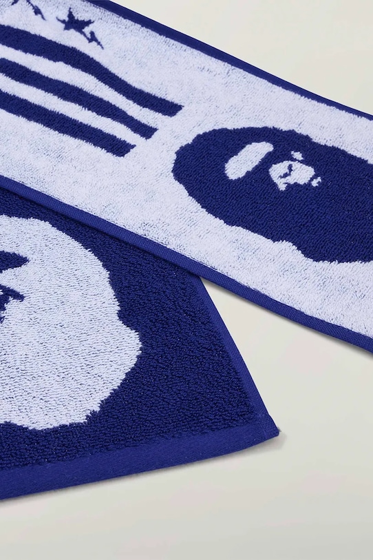 adidas Originals ręcznik bawełniany x BAPE KF4920 niebieski SS26