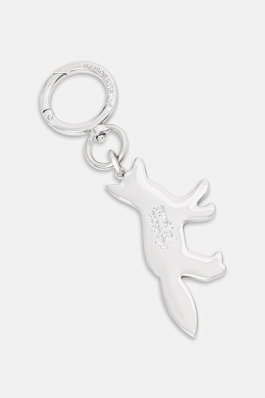 Maison Kitsuné brelok Profile Fox PW06903AM1002 srebrny SS26