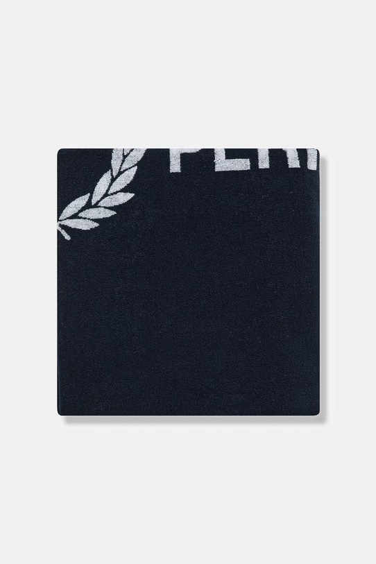 Fred Perry ręcznik plażowy bawełniany granatowy MS7705