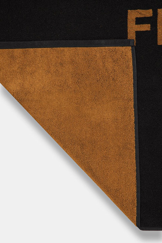 Fred Perry ręcznik plażowy bawełniany MS7705 czarny SS26