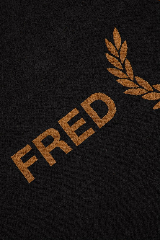 Akcesoria Fred Perry ręcznik plażowy bawełniany MS7705 czarny