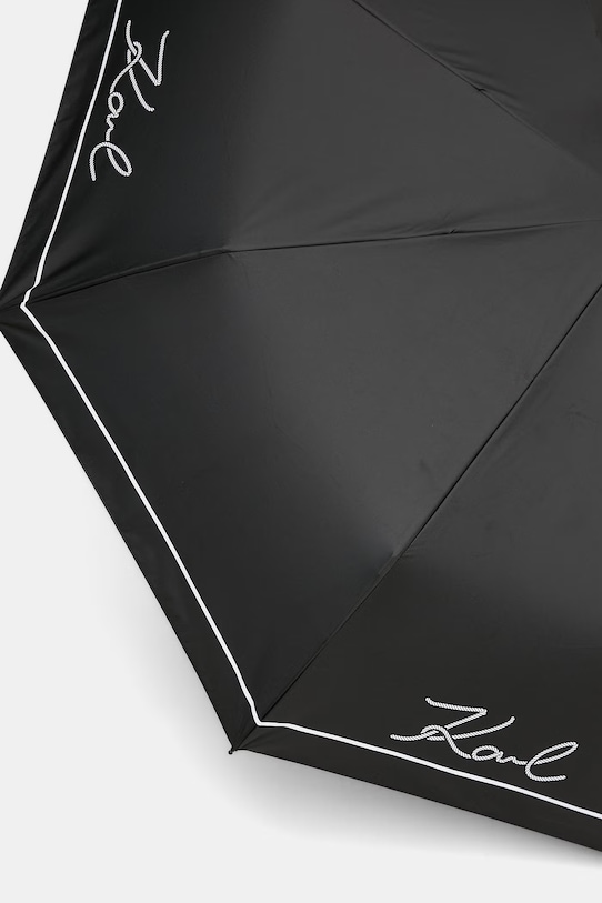 Akcesoria Karl Lagerfeld parasol automatyczny K/SIGNATURE B2W50064 czarny