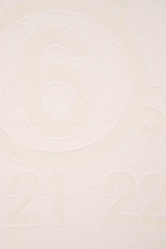 Akcesoria MM6 Maison Margiela ręcznik plażowy bawełniany MYP000150 beżowy