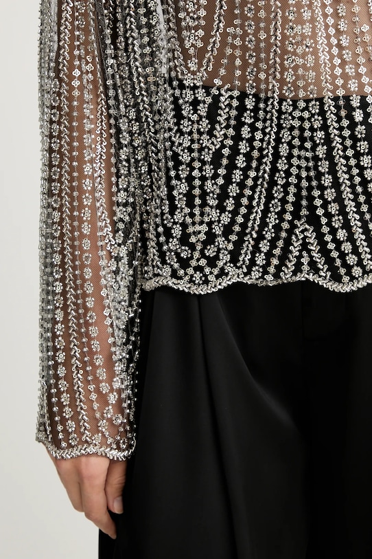 Gestuz bluzka 10910698 srebrny