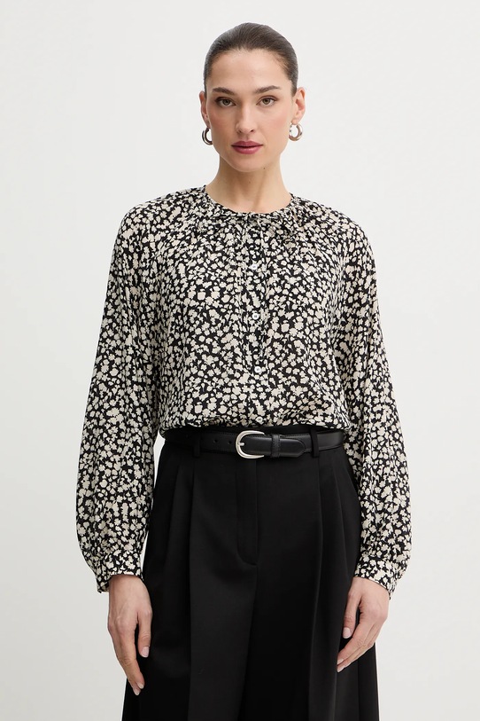 Weekend Max Mara koszula jedwabna CINEMA casual czarny 2615111111600