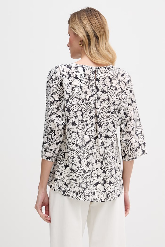 Odzież Weekend Max Mara bluzka damska jedwabna GINNICO 2615111142600 biały