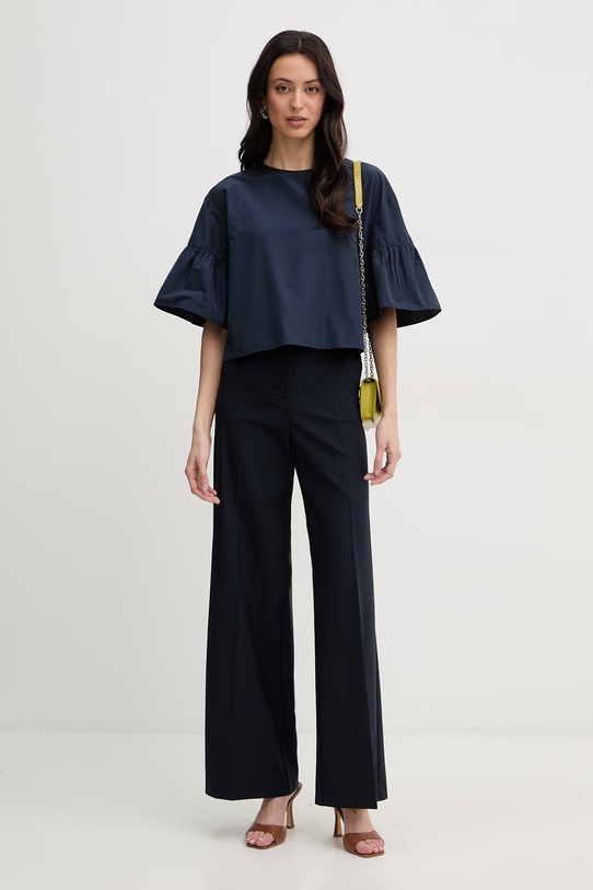 Weekend Max Mara bluzka damska 2615111152600 granatowy SS26