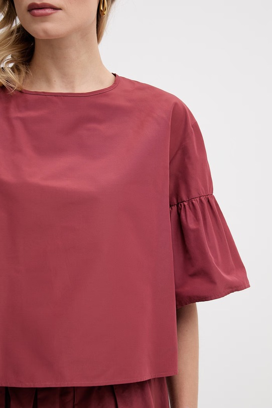 Weekend Max Mara bluzka damska 2615111152600 bordowy