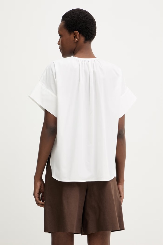 Odjeća Pamučna košulja Weekend Max Mara EDUCATA 2615111172600 bijela