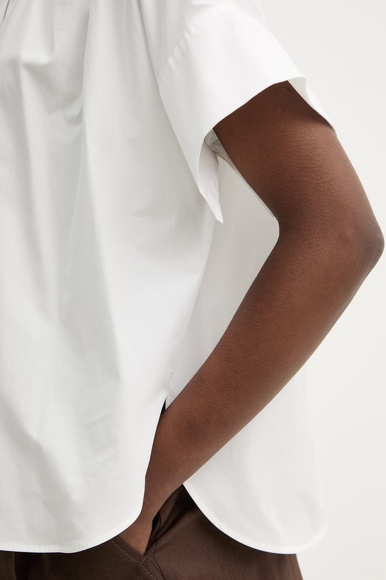 Pamučna košulja Weekend Max Mara EDUCATA 2615111172600 bijela