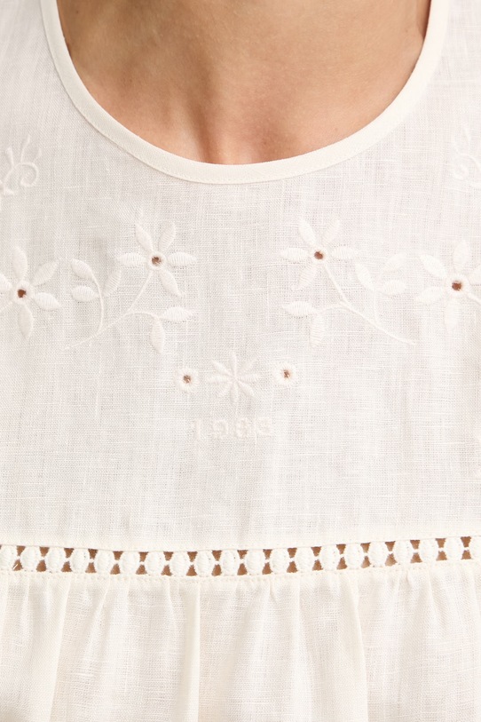 Weekend Max Mara dámska ľanová blúzka BACINO 2615941082600 béžová