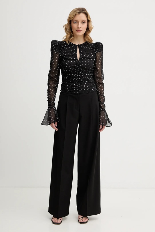 Rotate bluzka 115222000 czarny SS26