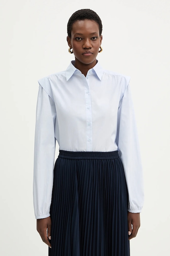 BOSS Orange koszula bawełniana C Bosally bawełna niebieski 50553888