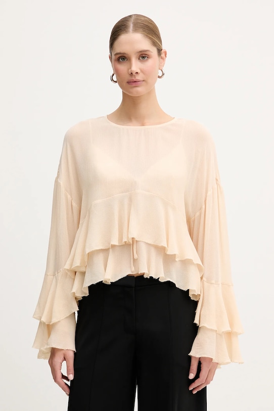 BOSS Orange bluzka C Bleja casual beżowy 50554050