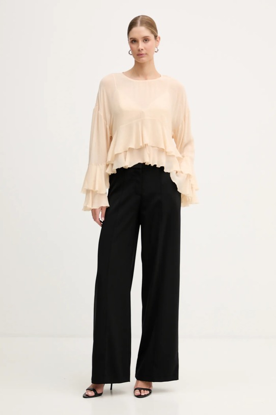 BOSS Orange bluzka C Bleja 50554050 beżowy SS26