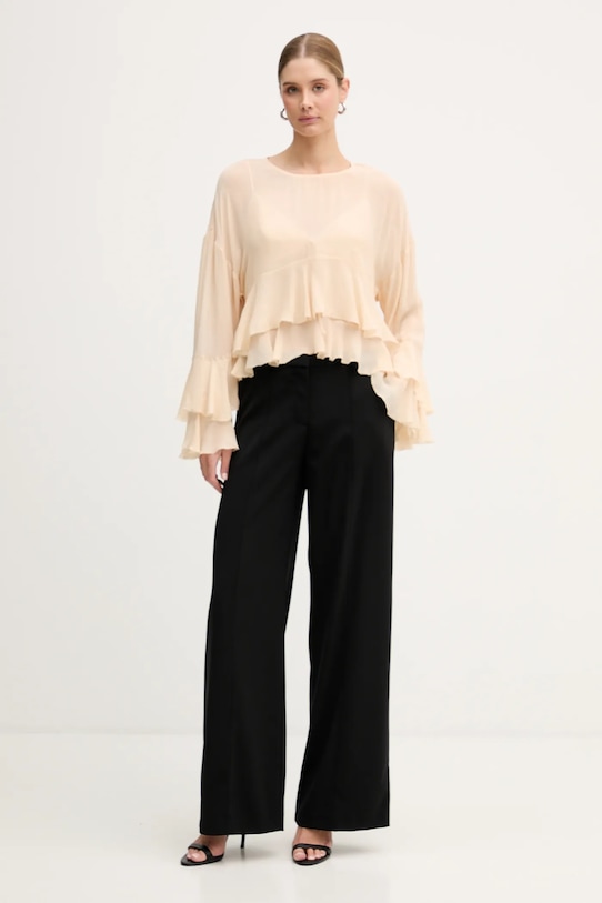 BOSS Orange bluzka C Bleja 50554050 beżowy SS26