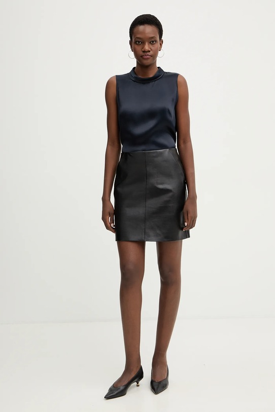 Блузка BOSS Baurina 50553047 темно-синій SS26