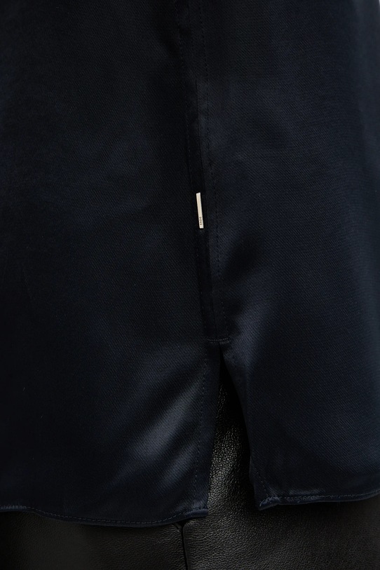 Блузка BOSS Baurina 50553047 темно-синій