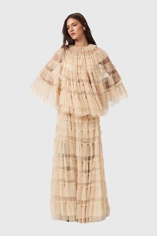 Odzież AllSaints bluzka W018PD beżowy