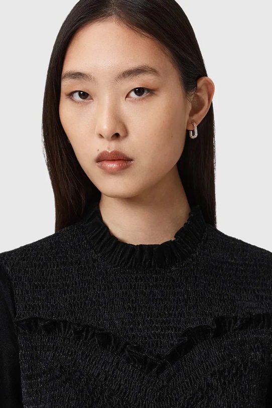 AllSaints bluzka czarny W062PD