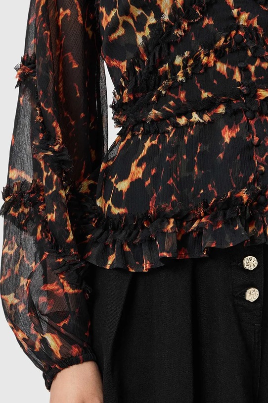 Блуза AllSaints W052PD кафяв