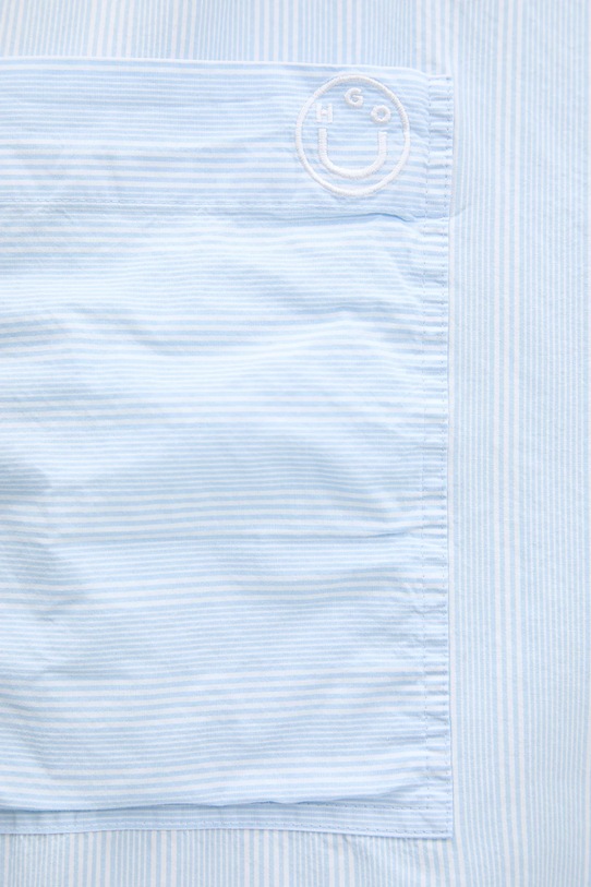 Hugo Blue koszula bawełniana Edafnena_B 50553358 niebieski