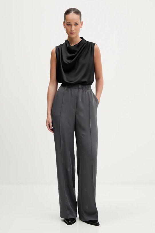 Blúzka HUGO Casmini-1 50553541 čierna SS26