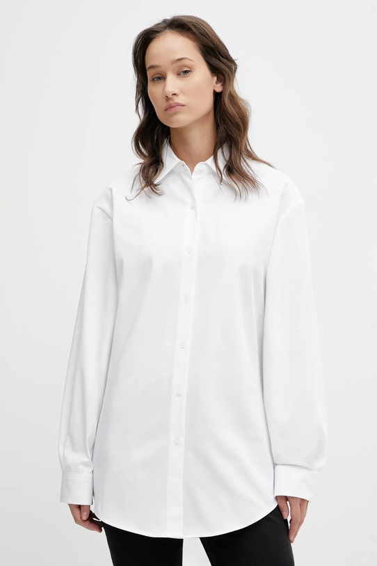 HUGO koszula bawełniana Eyane biały 50552835