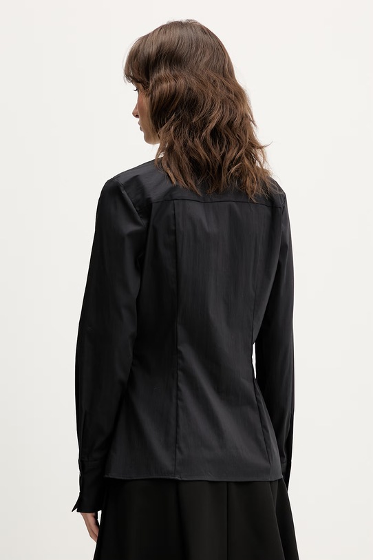 Ρούχα Πουκάμισο HUGO The Fitted Shirt 50554568 μαύρο