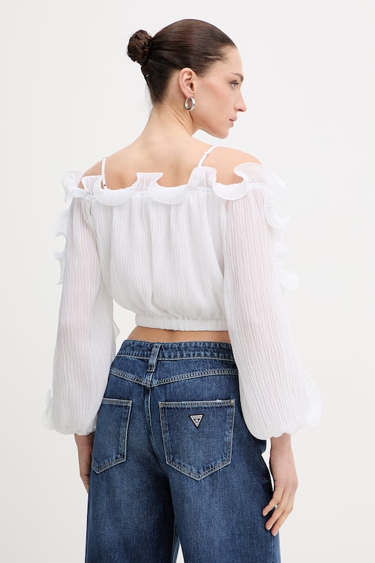 Odzież Guess bluzka GABRIELLA W6RH29.WI342 biały