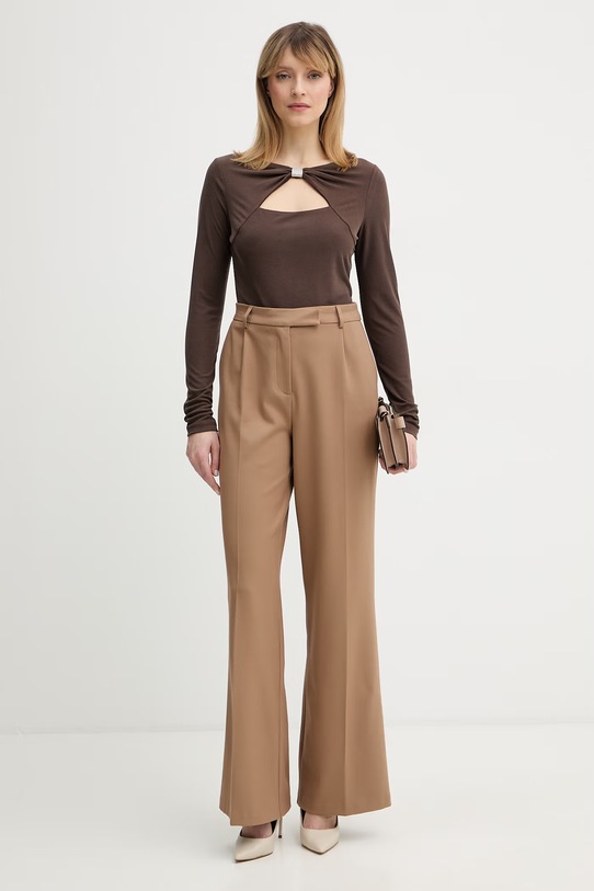 Guess longsleeve MILENA W6RP11.KAQL2 brązowy SS26