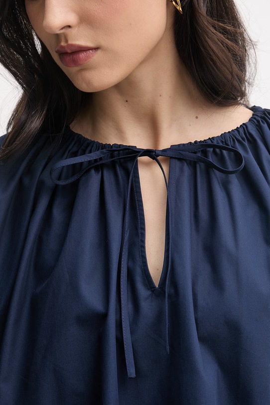 Polo Ralph Lauren bluzka damska bawełniana 211A93812 granatowy