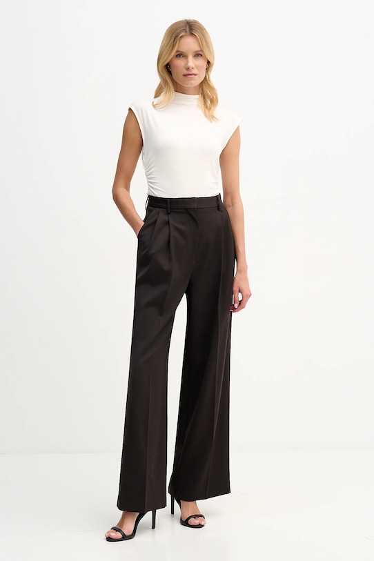 Dkny bluzka W3384RAS beżowy SS26