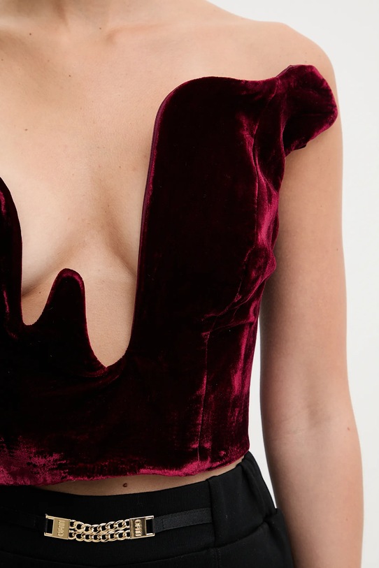 Bardot top 60011TB1 bordowy