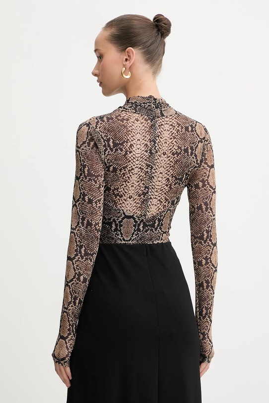 Odzież Bardot body 60050TB2 brązowy