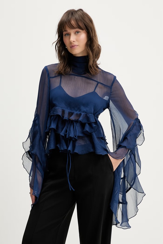 Bardot bluzka casual niebieski 60200TB