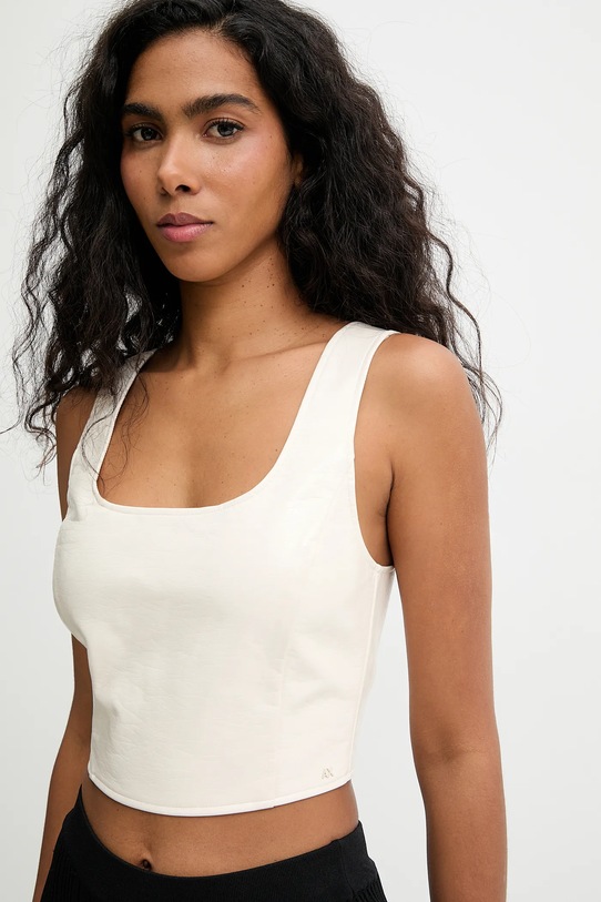 Armani Exchange bluzka beżowy XW001813.AF18859