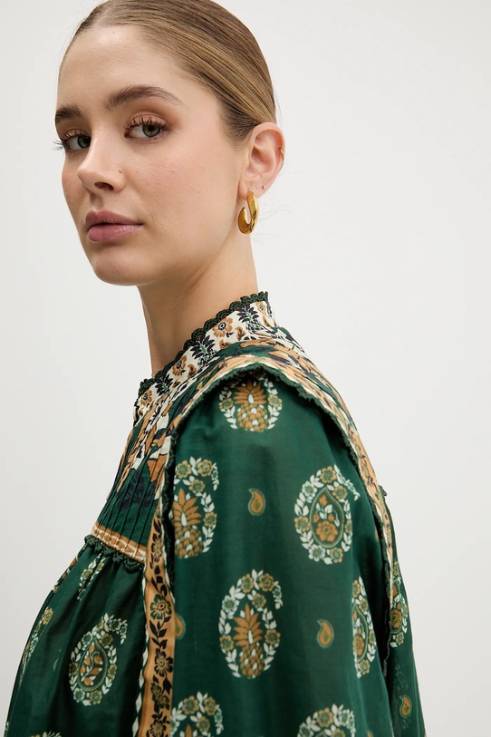 Βαμβακερό πουκάμισο Farm Rio πράσινο 351137