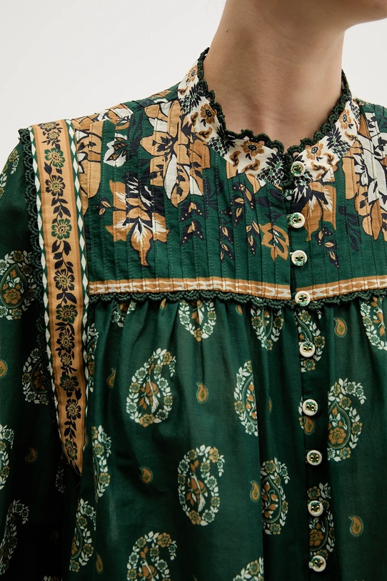 Farm Rio koszula bawełniana 351137 zielony