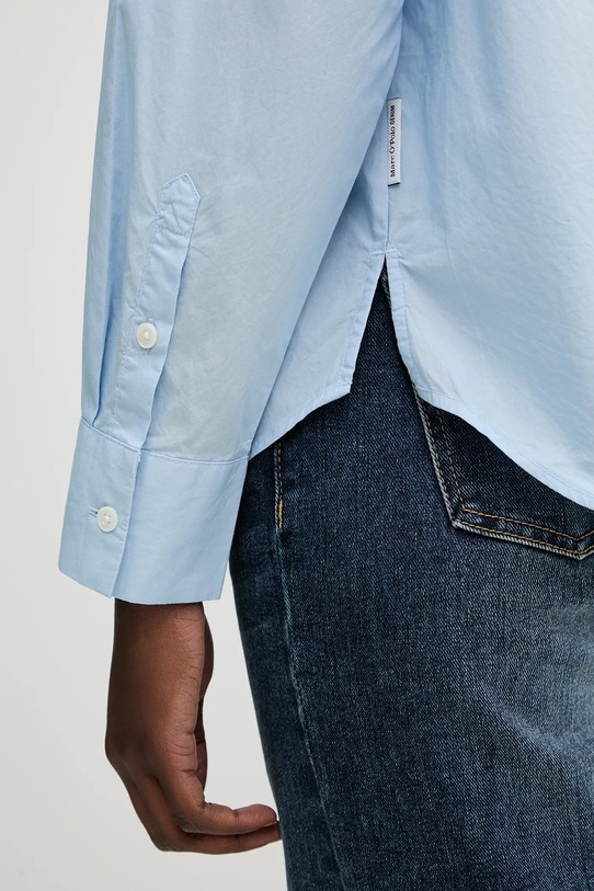 Marc O'Polo bluzka bawełniana 5000007470 niebieski