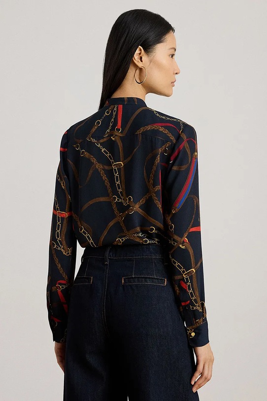 Lauren Ralph Lauren koszula 200P03553 granatowy SS26