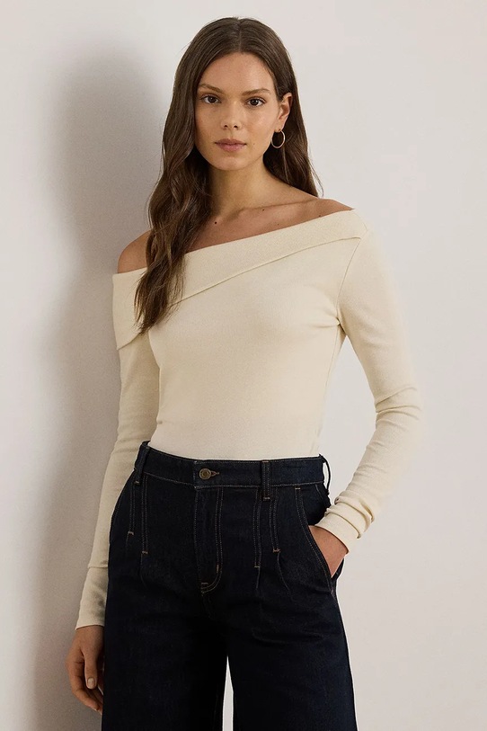 Lauren Ralph Lauren sweter pozostałe beżowy 200P07922