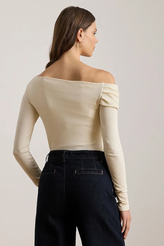 Lauren Ralph Lauren sweter 200P07922 beżowy SS26