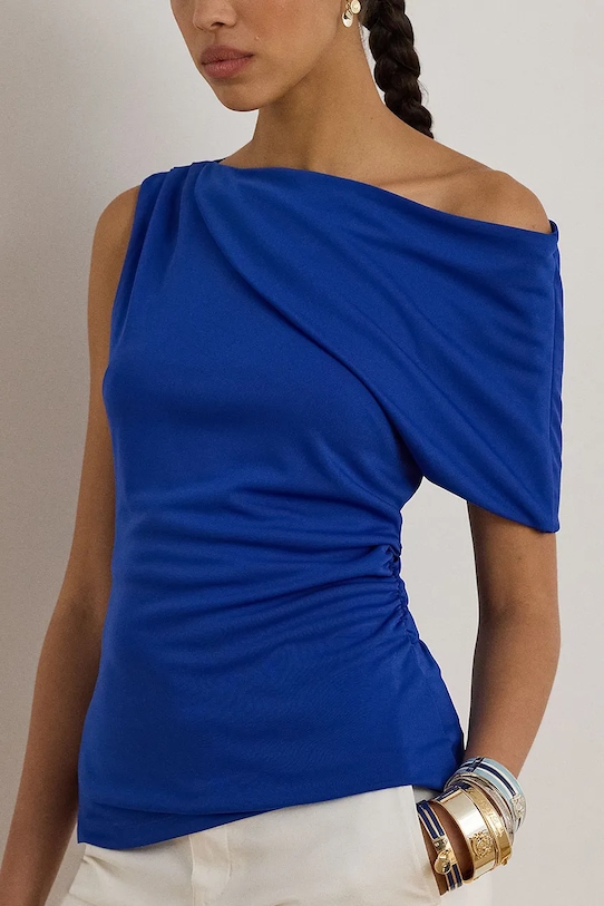 Lauren Ralph Lauren bluzka niebieski 200P03740