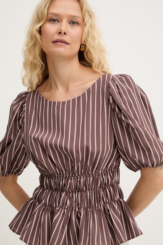 Pinko bluzka damska z wiskozą brązowy 106674.A33Q