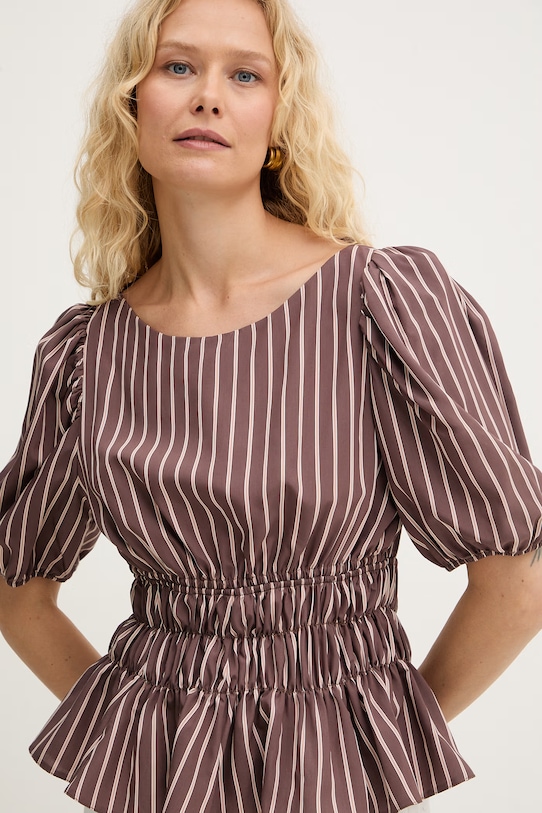 Pinko bluzka damska z wiskozą brązowy 106674.A33Q