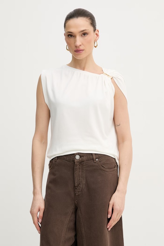 Pinko t-shirt damski beżowy 106478.A35D