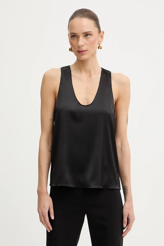 Patrizia Pepe bluzka casual czarny 8C0725.A269